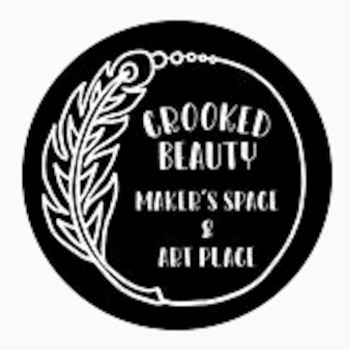 Crooked Beauty Art, paper craft and ink, textiles and woodworking teacher